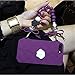 Produktbild Handy Hülle Schutzhülle Frau Trend Iphone 6/6S 6/6S Plus 7/8 7/8Plus Schutzhülle Silikon Backcover Transparent Full Body Anti-Kratzer Elegant Stoßfest Hart Skin TPU Silikon Handyhülle,Purple,Iphone8