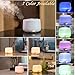 Produktbild HHORD Wesentliche 300ml Aroma-Öl-Diffuser Ultraschall Aromatherapie Maschine Luftbefeuchter Sparanfeuchter Atomizer mit 3 Timer-Einstellungen und weiße LED-Lampe und 7 Bunte