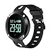 Produktbild kxcd DM58 Smart Armband Armbänder, Herzfrequenz Fitness Tracker BT 4.0 OLED Touch Smart Band Schrittzähler mit Sleep Monitor, Activity Tracker Armbanduhr für iPhone Android Smartphone, schwarz/schwarz