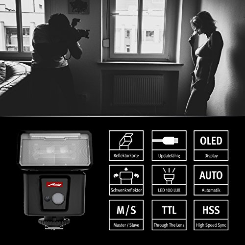 Metz M400 Flashgun for Pentax - Black