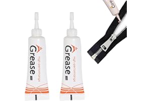MOLZINY 2pcs Gleitmittel Reißverschluss Wachs für Bootspflege und Zipper Lubricant (Weiß)