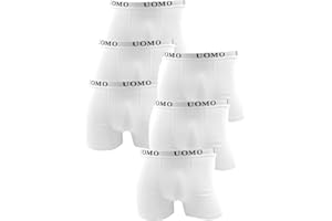 LisaModa Uomo Boys Retroshorts 6er Pack Stretch Baumwolle Mehrfarbig
