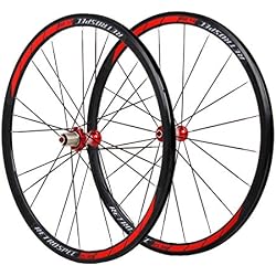 ZNND 700C Carbono Bicicleta Ruedas, Doble Pared V-Brake Ultra-Ligeras 24 Agujeros Pared MTB Rim para 8/9/10/11Velocidad (Color : A, Tamaño : 26inch)