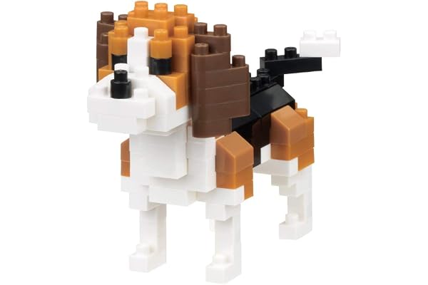 nanoblock NBC253 nanoblock-NBC-253-Dog Breed Beagle Toy, Multi
