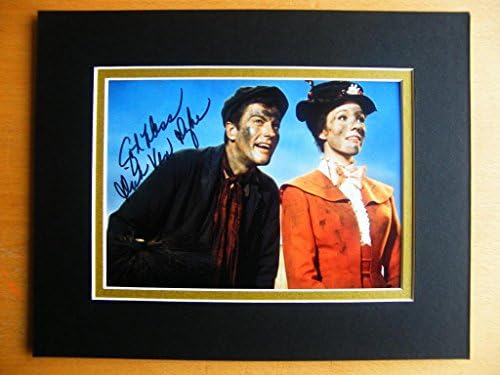 Sportagraphs DICK VAN DYKE GENUINE HAND SIGNED AUTOGRAPH 10X8 PHOTO MOUNT MARY POPPINS perfect gift