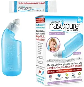 Nasopure Little Squirt To Go Kit with 4 Ounce Bottle