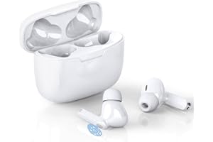 Otufan Traducteur De Langue Écouteurs Appareil Traducteur Vocal Simultané en Temps Réel Intelligent 114 Langues Traduction Instantanée Bluetooth sans Fil avec APP(Blanc)