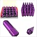 Produktbild 20 Stück M12 x 1,5 Spikes Aluminium Legierung Auto Rad Verlängerte Tuner Lug Muttern/Felgen 60 mm violett