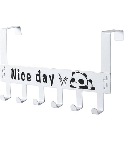 Galerie SV Appendiabiti da Parete,2 Pezzi Ganci Appendiabiti Attaccapanni da Muro in Metallo,Cappotto Asciugamano Gancio Rack Wall Mount Gancio per Cappelli,Giacche,Sciarpe(6 Ganci,Nero