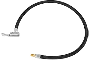 X AUTOHAUX 60cm Car Tire Valve Connect Pipe Air Chuck Inflator Hose Adapter