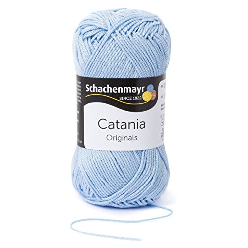 Schachenmayr Catania, 173 hell-blau, 50g Knäuel, 100% Baumwolle, stricken