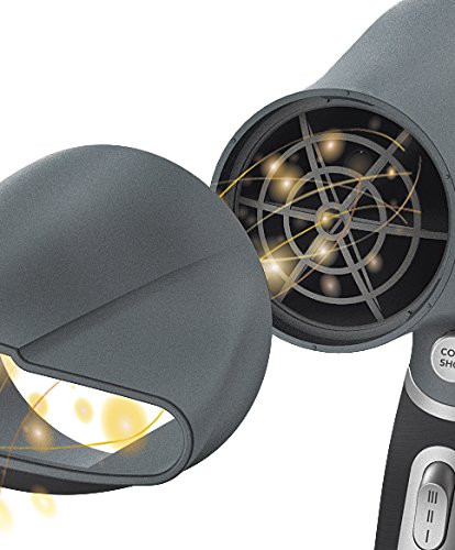CARRERA 531 Ionen Haartrockner mit Diffusor + Stylingdüse | Leistungsstarke 3,2 PS / 2.400 Watt für perfekte Frisuren | 3 Heizstufen & 2 Geschwindigkeitsstufen - 4