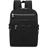 SMART BAGS Krinkıl Kumaş Unisex Sırt &Ccedil;antası 1207 Siyah | Nefes Alabilen Kumaş