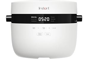 Instant Pot - Cuociriso e vaporiera, 2.8 L (12 tazze) - Con pentola antiaderente lavabile in lavastoviglie, cestello per la cottura a vapore in acciaio inossidabile, misurino, cucchiaio per il riso