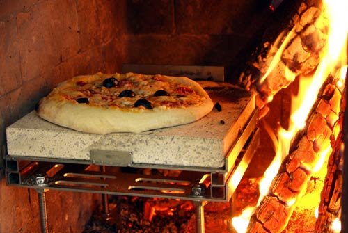 Pizza Casa Set für Kamin Kaminofen und Kachelofen - 5