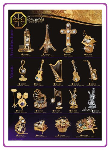 Swarovski® Components – CRYSTAL TEMPTATIONS – Wikingerschiff / Schiff in Gold mit klaren Steinen – Swarovski Kristalle – 24 Karat Gold-plattiert – anlaufgeschützt – Abmessung: 10 cm x 11.5 cm – Das ideale Geschenk zur Geburt, Taufe, Kommunion, Konfirmation, Geburtstag, Namenstag, Valentinstag, Hochzeitstag, Ostern, Weihnachten – Für Kinder, Freundin, Frau, Mutter – Als Mitbringsel, Aufmerksamkeit, Überraschung, Dankeschön, Gruss – Ein Geschenk, das immer gut ankommt!!! - 2