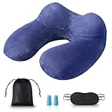 ▶Cómodo Soporte de Cuello: Almohadilla de soporte de cuello de vuelo de largo alcance científicamente probada, proporcionando un 'Soporte de Cuello Rizado' para sostener la cabeza en posición vertical y mantener la alineación apropiada del cuello, aliviar el dolor de cuello, el diseño innovador le proporcionará la máxima comodidad