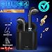 Produktbild Bluetooth Kopfhörer Wireless, In-Ear Ohrhörer Earbuds Kabellos Sport Running Kopfhörer Headphone Headsets mit Noise Cancelling Mikrofon USB Lightning Lade Box Earpods, Weiß Leicht Mini Earphones Surround Airpods für Handys Samsung Sony Huawei Apple Android iphone X 6 7 8 Plus Studio Telefon (Schwarz)