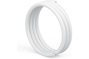 ONSOLO White PTFE Teflon Tube Authentic Capricorn Bowden Tube for 1M PTFE Tube for 1.75mm for Ender 3 Pro, Ender 3 Max, Ender 5 Series, CR 10 Series with 3D Printer High Temperature Resistant
