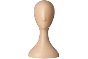 Steellwingsf Pro Female Plastic Abstract Mannequin Manikin Head Model Wig Hair Display Stand