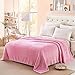 Produktbild Swiftswan Flannel Luxury Blanket, Leichte gemütliche Plüsch Mikrofaser Solide Decke Plüsch Decke für Sofa Couch 39.37"X27.55"