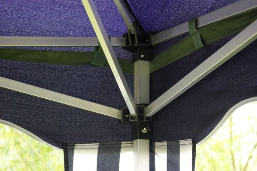 Nexos Fliegengitter 12 m schwarz – Moskitonetz für Pavillon Insektenschutz - 2