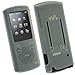 Produktbild igadgitz Transparent Klar Silikon Skin Tasche Hülle Halter für Sony Walkman NWZ-E463 NWZ-E464 E Series Video 4GB 8GB MP3 Player + Displayschutzfolie