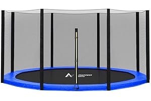 ULTRAPOWER SPORTS Cojín de Protección + Red de Seguridad para Trampolín 244 305 366 397 cm, Cojín de Seguridad Repuesto Protector Cama Elastica Funda Protectora Red de Repuesto Cama Elastica Trampolín 6/8 Postes Rectos