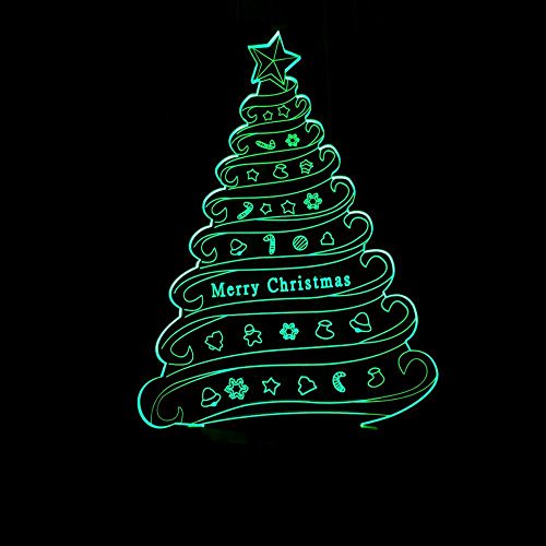 Preisvergleich Produktbild Longless Nachtlicht Lampe Atmosphäre führte Schreibtischlampe grenzüberschreitenden Stromversorger seltsame neue 3D-Lichter bunte Farbe Nachtlicht Ein Geschenk für einen Freund