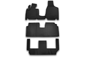 Element Alfombrillas Interior de Coche a Medida TPE Chrysler Grand Voyager RT, 2008-> 4 pcs. 3 Rows
