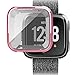 Produktbild 2018 Neue Stil,Ultradünne weiche Beschichtung TPU Schutz Silikonhülle für Fitbit Versa Pedometer Pedometer (Rose Gold)