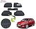 Auto Pearl - Premium Quality Car 4D Croc Textured Black Mats For - Hyundai I20 Elite - Set of 5Pcs RS.999.00