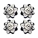 Produktbild Ceramic Door Knobs Kitchen Cupboard Knobs Drawer Pulls Cabinet Knobs Shabby Chic Knobs Decorative Indian Handicraft Knobs and Pulls 4 Pcs. (Navy Blue)