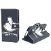 Produktbild König-Shop Samsung Galaxy S5 / S5 Neo Handy Hülle Schutzhülle Tasche Case Cover Etui Schale Wallet Kunstleder Motiv Have A Nice Day Schwarz