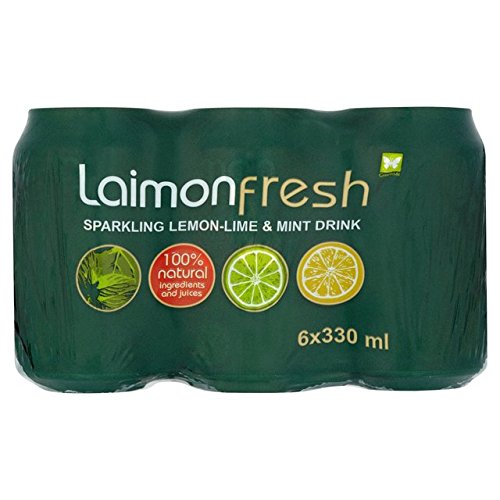 Laimon fresco de limón, lima y menta refresco 6 x 330ml
