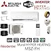 Produktbild Klimageräte Mitsubishi Wand Hyper Heating Deluxe MSZ-FH25VE + Einbausatz für 7 Meter