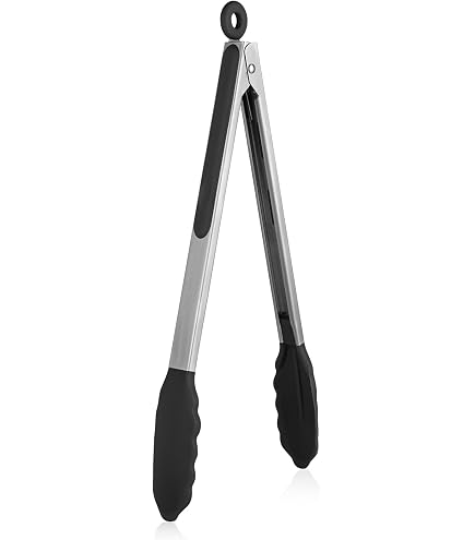 2 Pinze Da Cucina In Legno Di Noce Baderke | 28 Cm Con Punte In Legno E Meccanismo Di Blocco | Per Insalata, Griglia E Servire