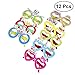 Produktbild TOYMYTOY Kinder Party Brillen Papier Happz Birthdaz Herz Rund Form Glasrahmen Ohne Linse für Küstome Geburtstag Party Favor 12 Stück