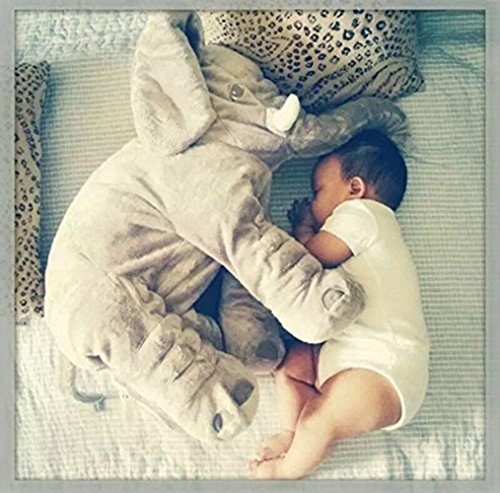 Elefantenkissen 60cm,70cm,40cm,Vlunt Baby Elefantenkissen, 100 % weicher Plüsch, Beste Geschenke für Ihre Baby - 5