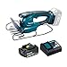 Produktbild Makita Akku-Grasschere DUM168Z 18 V + Akku BL1830B 3,0Ah 18V + Ladegerät DC18RC - beidseitig geschliffenes Messer + umlaufendem Schutzbügel + rostfreies Scherblatt