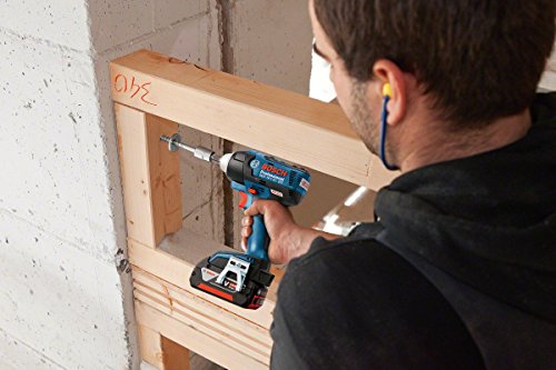 Bosch Professional GDS 18V-EC 250 Akku-Drehschlagschrauber maximal 250 Nm Drehmoment im harten Schraubfall, Solo Version, L-BOXX, 1 Stück, 06019D8101 - 5