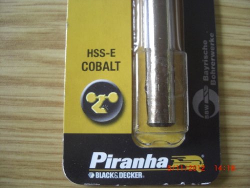 Piranha HSS-E Kobalt Hi-Tech Metallbohrer, für alle Metallarten, 4mm Bohrdurchmesser, 75mm Gesamtlänge, 1 Stück, X50092 - 3