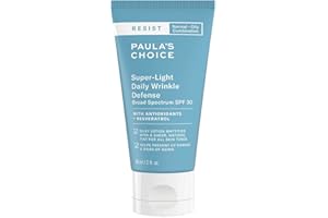 ‎PAULA'S CHOICE Paula's Choice RESIST Przeciwstarzeniowe Krem Nawilżający SPF 30 - Lekko Barwiony Matowanie Krem na Dzień - Mineralna Ochrona Słońcem z Tlenek Cynku - Skóra Mieszana i Tłusta - 60 ml