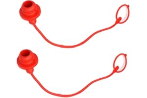 KingBra 2pcs 1/2" Female Plug Cover, Plastic Hydraulic Quick Disconnects Port Plug Fittings