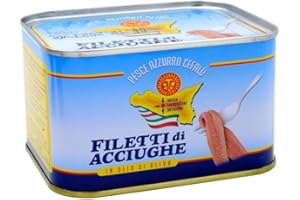 Pesce Azzurro Cefalù Filets d'anchois à l'Huile d'Olive en boîte 720 gr
