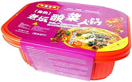Sichuan King Self Heating Sauerkraut Hot Pot 415g