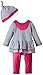 3 Pommes Baby-Girls 3G32010 My Little Color Box Striped Clothing Set, Blue (Indigo), 3-6 Months (Manufacturer Size:6 Months)