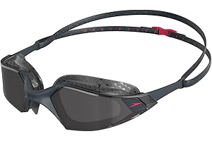 Speedo Unisex Aquapulse Pro Swimming Goggles | Anti-Fog | Anti-Mist | Anti-Leak, White/Clear/Purple Gold, One Size