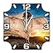 Produktbild Das Model, Design Wanduhr aus Alu Dibond zum Aufhängen, 30 cm Durchmesser, schmale Zeiger, schöne und moderne Wand Dekoration, mit qualitativem Quartz Uhrwerk
