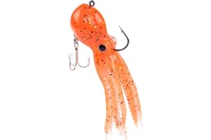 East Rain Bionic Octopus appâts Souples leurre megabass pour la pêche Lingcod Jig Rockfis Jig Peche mer (PVC,24cm/280g, 20cm/180cm,/9cm/23g Mulit-Colors Option)